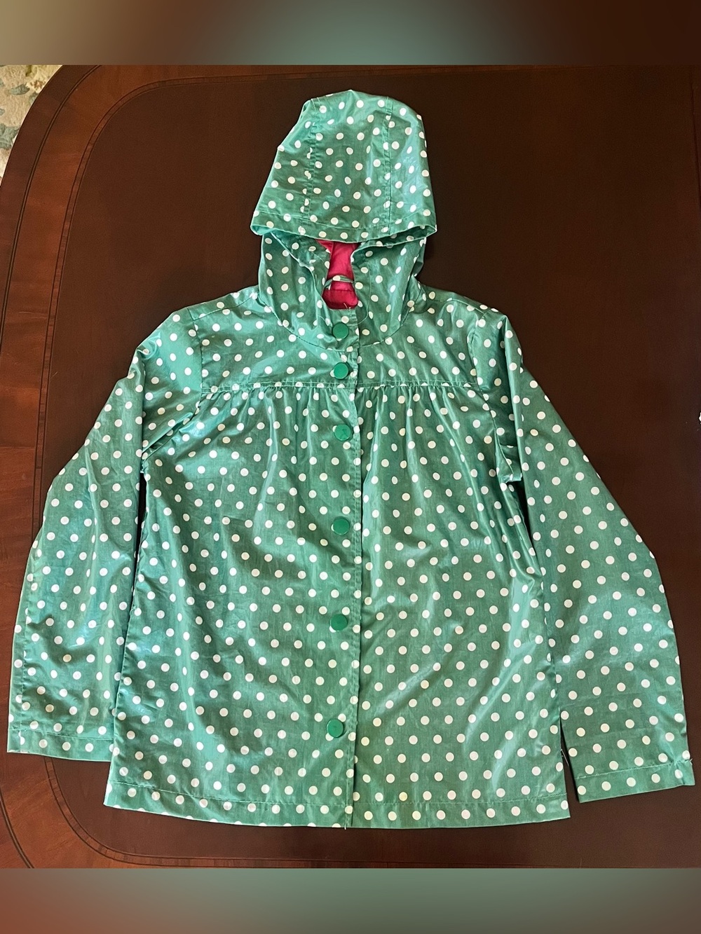 Girls' Hooded Rain Jacket